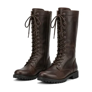 Leather boots