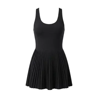 Black athletic tennis dress